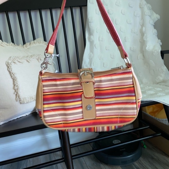 NWT Vintage strip mini shoulder bag - Picture 6 of 8